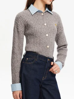 2 in 1 Button Knit Top