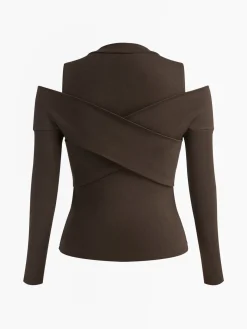 2 in 1 Criss Cross Jersey T-Shirt