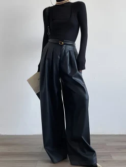 2 in 1 Mock Neck Jersey Top