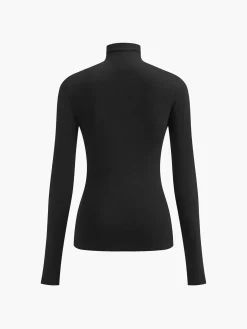 2 in 1 Mock Neck Jersey Top