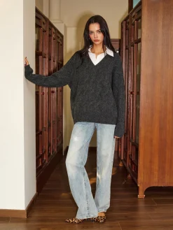 2 in 1 Twist Polo Sweater