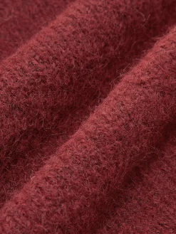 Adjustable Scarf Wool-Blend Sweater