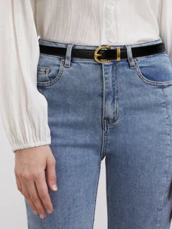 Adjustable Simple Metal Pin Buckle Belt