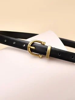 Adjustable Simple Metal Pin Buckle Belt