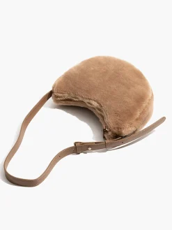 Adjustable Strap Fuzzy Armpit Bag