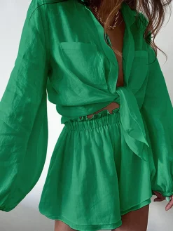 Aegean Two Piece Double Lined Shorts Set