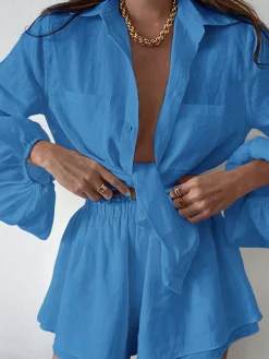 Aegean Two Piece Double Lined Shorts Set