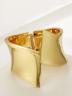 Asymmetrical Glossy Tunnel Bracelet