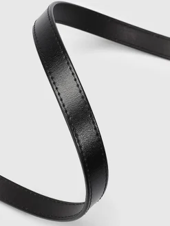 Asymmetrical Knotted Leather Belt