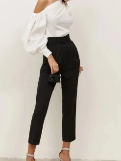 Asymmetrical Off Shoulder Blouse