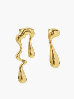Asymmetrical Water Drop Earrings