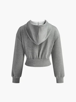 Athleisure Zipper Slim Hoodie