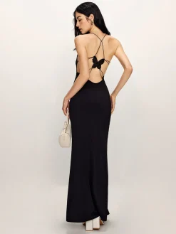 Backless Cami Fishtail Jersey Dress