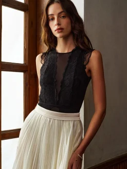 Backless Lace Bodysuit