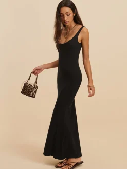 Backless Low Cut Long Dress