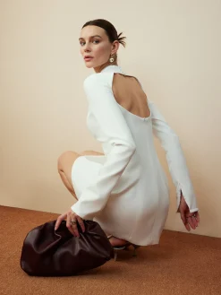 Backless Skinny Zipper Dress
