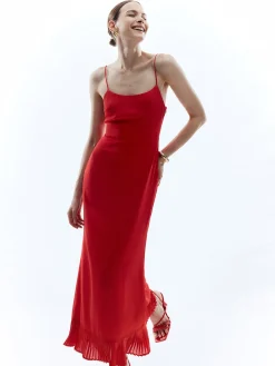 Backless Sleeveless Solid Long Dress