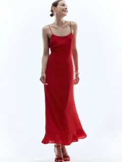 Backless Sleeveless Solid Long Dress