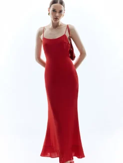 Backless Sleeveless Solid Long Dress
