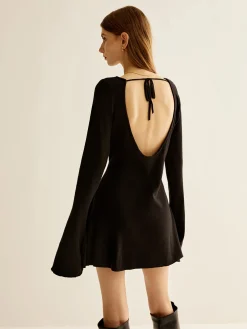 Backless Slim Short Dress