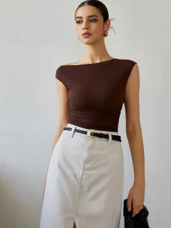 Backless Tie Back T-Shirt