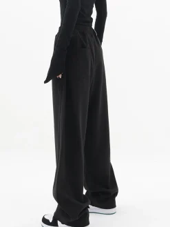 Baggy Solid Wide Leg Pants