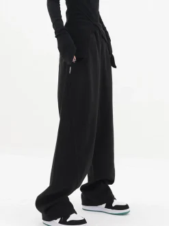 Baggy Solid Wide Leg Pants