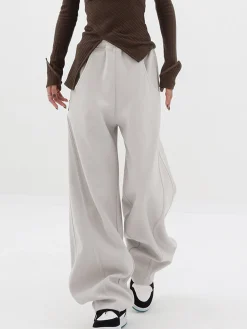 Baggy Solid Wide Leg Pants