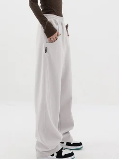 Baggy Solid Wide Leg Pants