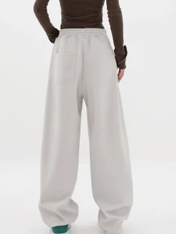 Baggy Solid Wide Leg Pants