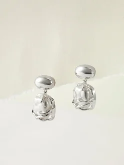 Baroque Pearl Pendant Earrings