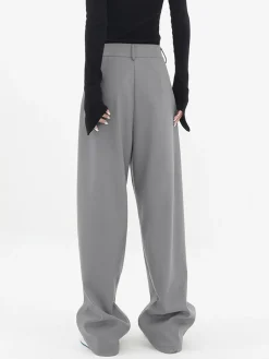 Basic Baggy Wide Leg Dress Pants