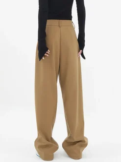 Basic Baggy Wide Leg Dress Pants