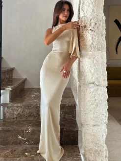 Beloved Knotted Sleeveless Long Dress