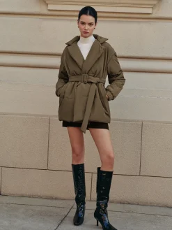 Belted Lapel Cozy Winter Coat