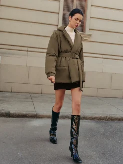 Belted Lapel Cozy Winter Coat