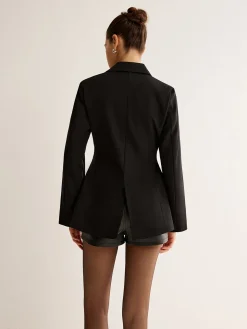 Belted Pockets Blazer