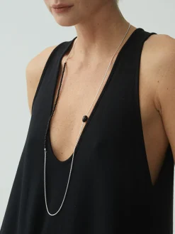 Black Onyx Beaded Necklace