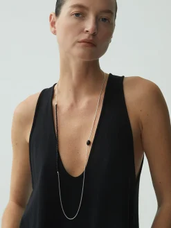 Black Onyx Beaded Necklace