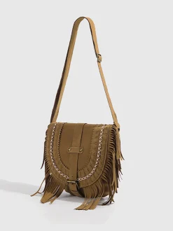 Boheme Buckle Flap Tassel Bag