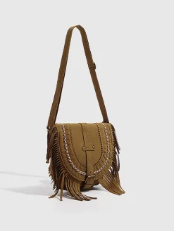Boheme Buckle Flap Tassel Bag