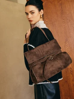 Boheme Flap Suede Bag