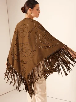 Boheme Hollow Tassel Shawl