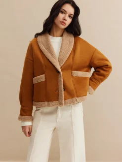 Boheme Minky Lined Suede Jacket