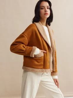 Boheme Minky Lined Suede Jacket