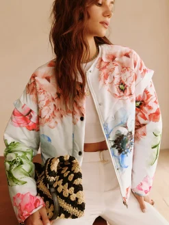 Boheme Printed Breasted Jacket