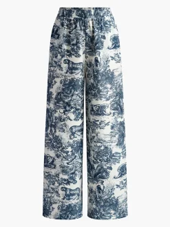 Boheme Printed Elastic Waist Pants