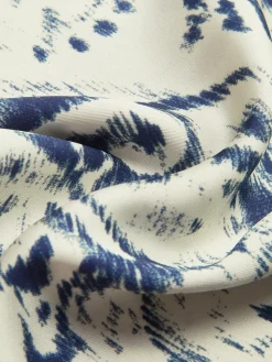 Boheme Printed Satin Zipper Pants
