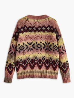Boheme Printed V-Neck Breasted Cardigan