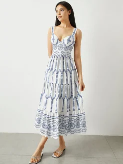 Boho Printed Flowy Tank Long Dress